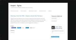 Desktop Screenshot of emploi-eglise.ch