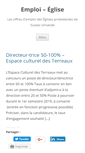 Mobile Screenshot of emploi-eglise.ch
